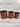 Set of 3 Red Merry Christmas Metal Buckets – Rustic Holiday Planters