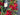Oval Red and Green Christmas Wreath with Pinecones and Flickering Candle - TwoInspireYou