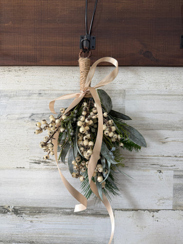 Buffalo Check Mistletoe Hanging Bundle – Rustic Farmhouse Christmas Décor | - TwoInspireYou