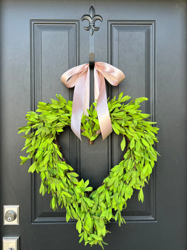 Valentine's Day Boxwood Heart Wreath - TwoInspireYou