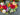 Colorful Peony Wreath with Jewel Tones and Stripe Ribbon - TwoInspireYou