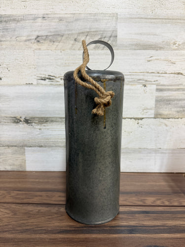 Dark Galvanized Metal Hanging Bells – Rustic Farmhouse Christmas Decor - TwoInspireYou