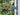 Large Blue and Green Hydrangea Garden Basket Wreath - TwoInspireYou