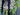 Winter Evergreen Wreath with White Berries and Navy Ribbon - TwoInspireYou