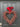 Pink and White Berry Heart Wreath with Red Ribbon Accent - TwoInspireYou