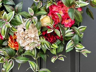 Summer Fiesta Front Door Wreath - TwoInspireYou