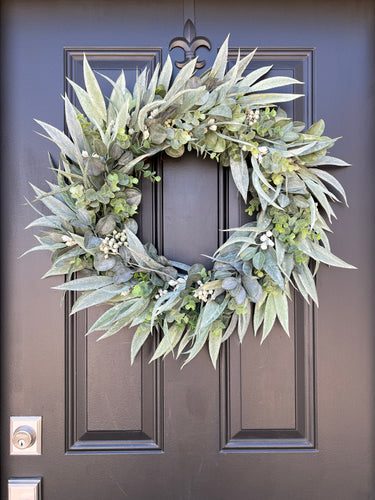 Traditional Eucalyptus and Bay Leaf Wreath - TwoInspireYou