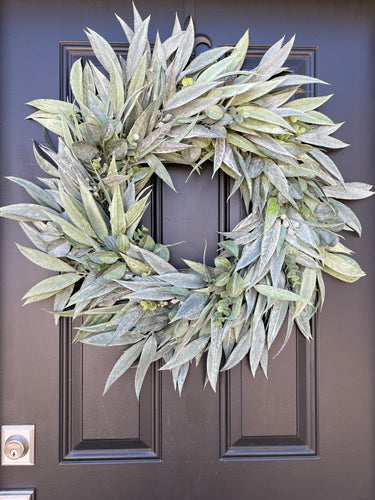 Eucalyptus and Bay Leaf Wreath - TwoInspireYou
