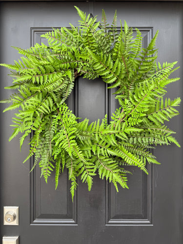 Year Round Fern Wreath - TwoInspireYou