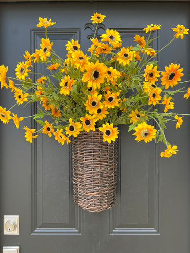 Yellow Black-Eyed Susan Fall Basket - TwoInspireYou