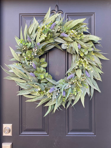 Lavender and Bayleaf Wreath
