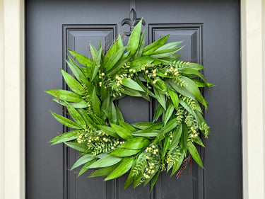 Everyday Willow Bay Leaf Wreath - TwoInspireYou