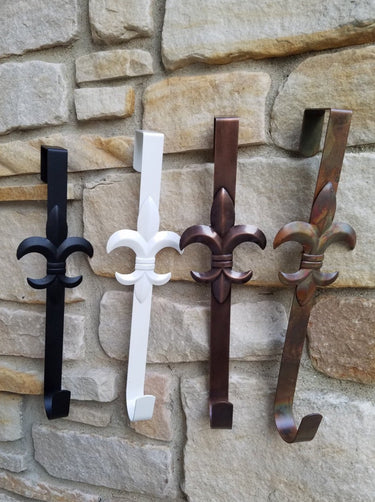 Fleur de lis wreath hangers