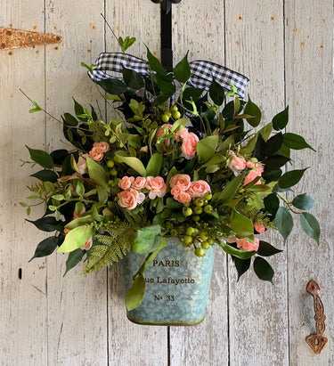 Spring Paris Bucket with Ranunculus - TwoInspireYou