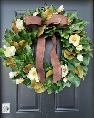 Magnolia Peony Wreath from TwoInspireYou