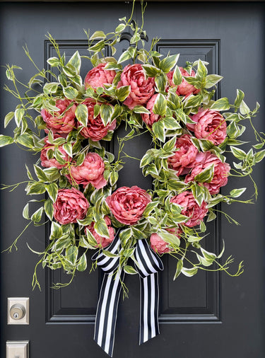 Spring Peony Wreaths