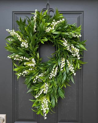 Non-Traditional Spring Wreaths - Oval, Cascading, Heart