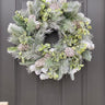 Flocked Pine and Pinecone Winter Wreath - TwoInspireYou