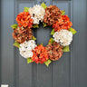 Rustic and Simple Harvest Hydrangea Wreath - TwoInspireYou