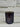 Dark Ribbed Glass Candle Holder with Gold Interior