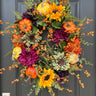 Fall Magnolia and Bittersweet Wreath for Front Door - TwoInspireYou