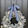 Coastal Beach House Wreath with Lambs Ear and Oyster Shells - TwoInspireYou