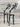Set of 2 Black Metal Reindeer Figurines – Modern Christmas Décor