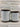Set of 2 Distressed White Metal Buckets – Rustic Farmhouse Planters