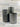 Connected Triple Galvanized Metal Planter – 3-Tier Industrial Container