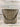 Gray Woven Wicker Basket with Leather-Look Handles