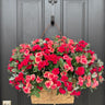 Pink Rose Hanging Basket – Water Hyacinth Floral Decor - TwoInspireYou