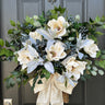 Winter Magnolia Basket Arrangement - TwoInspireYou