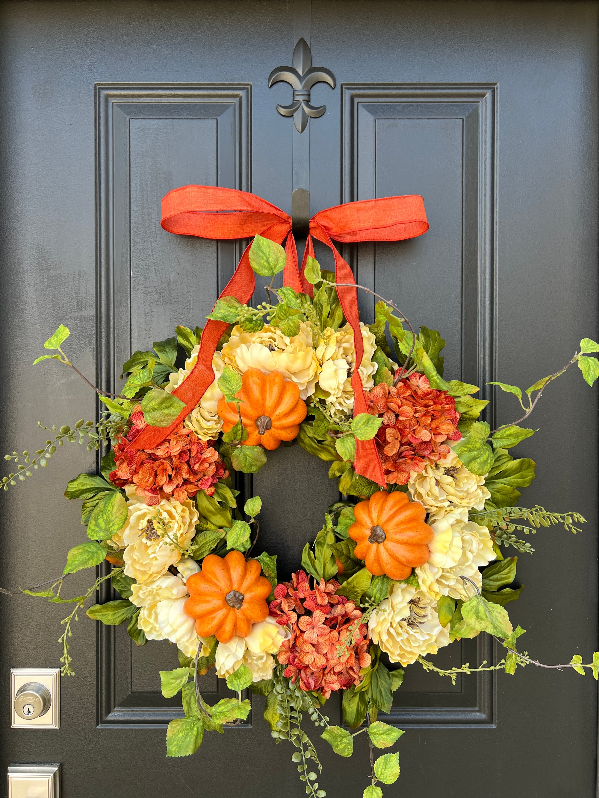 Pumpkin Spice Latte Fall Wreath