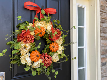 Pumpkin Spice Latte Fall Wreath - TwoInspireYou