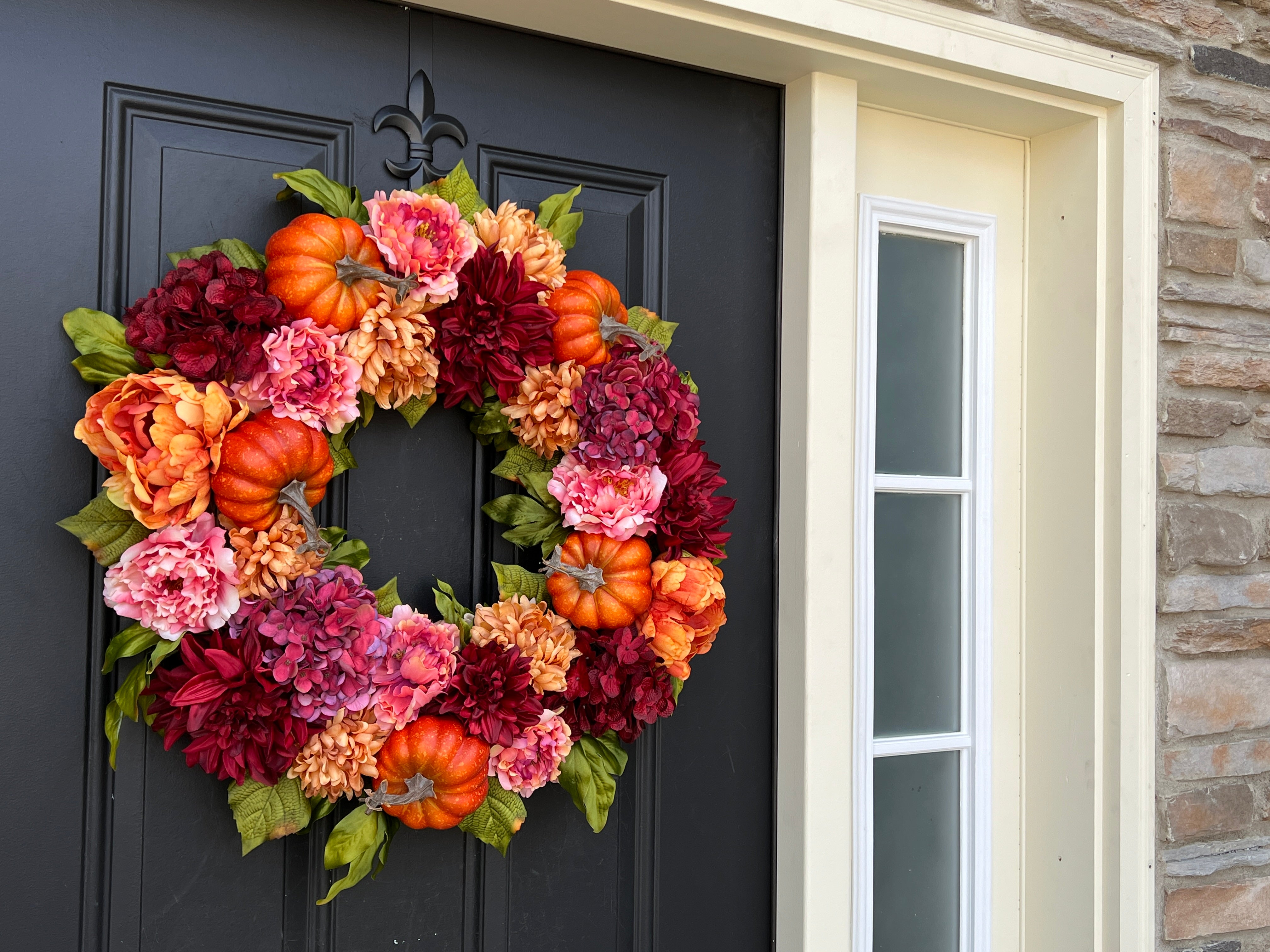 Pumpkin Blossom Fall Wreath