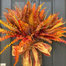 Fall Fern Basket Wreath - TwoInspireYou