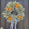 Summer Orange and Bayleaf Wreath - TwoInspireYou