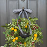 Raspberry and Lemon Wreath - TwoInspireYou