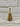 Rustic Wood Pear Decor with Gold Stem | Neutral Tabletop Accent