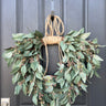 Spring Greenery Wreath with Birch Leaves - TwoInspireYou