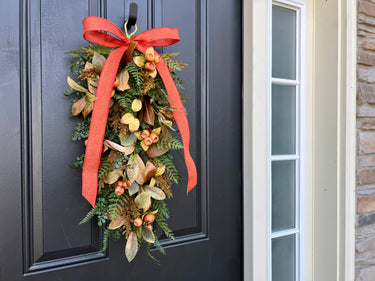 Bittersweet Symphony Cascading Swag Wreath - TwoInspireYou