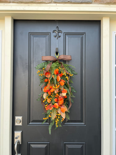 Golden Sunset Autumn Cascade Swag - TwoInspireYou