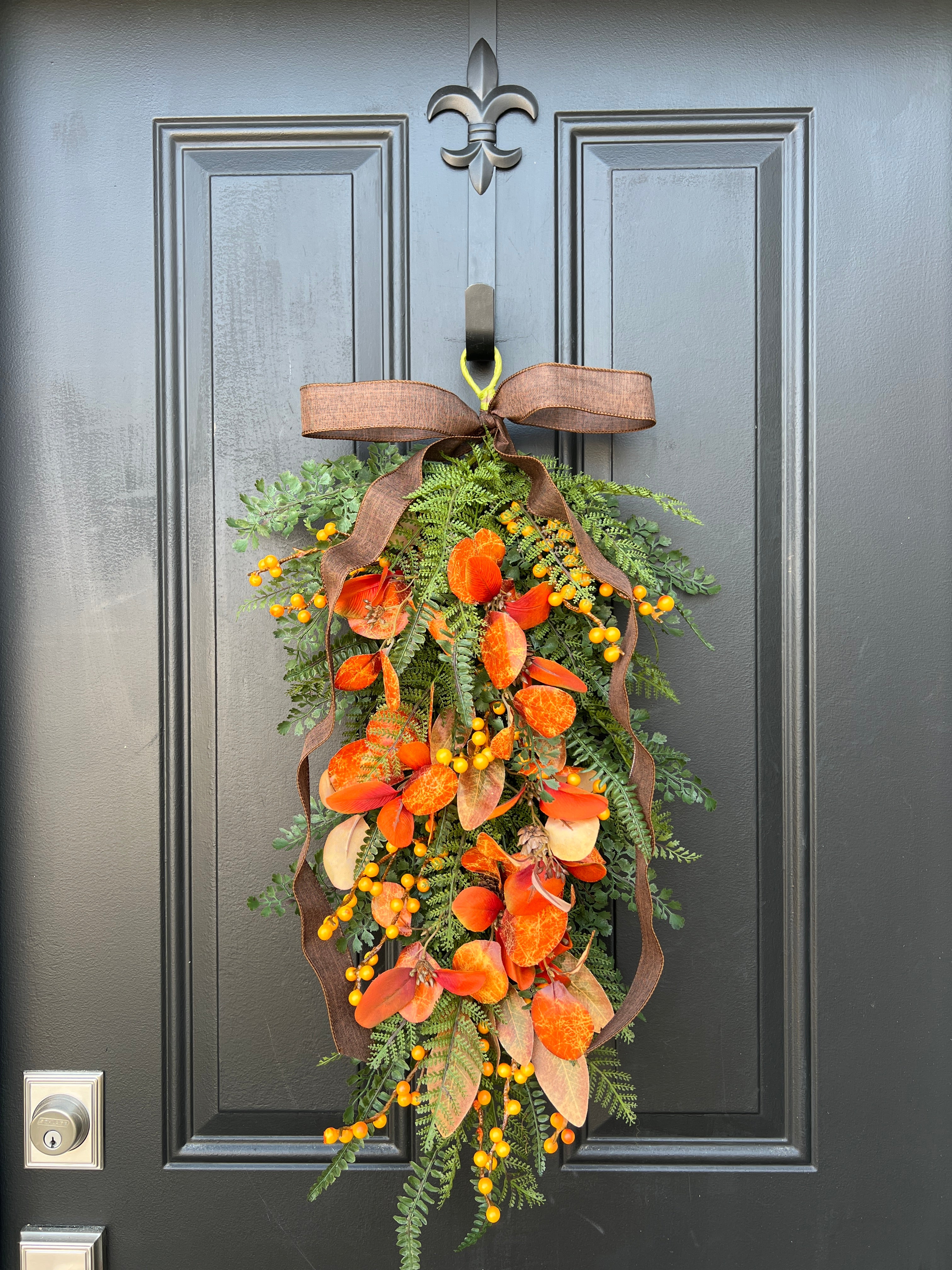 Golden Sunset Autumn Cascade Swag - TwoInspireYou