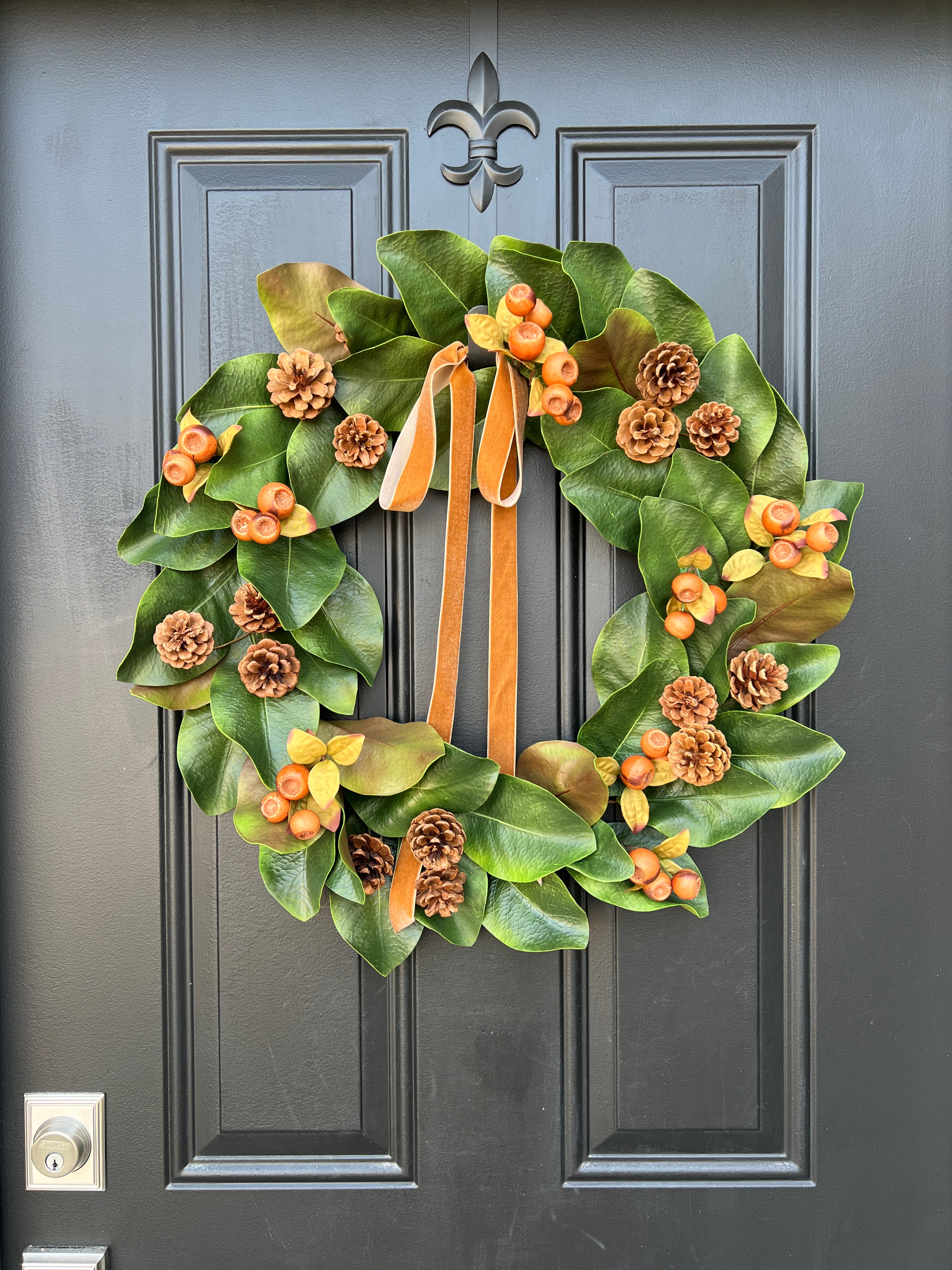 Golden Hour Magnolia Wreath