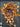 Autumn Harvest Teardrop Wreath with Red, Yellow & Orange Leaves