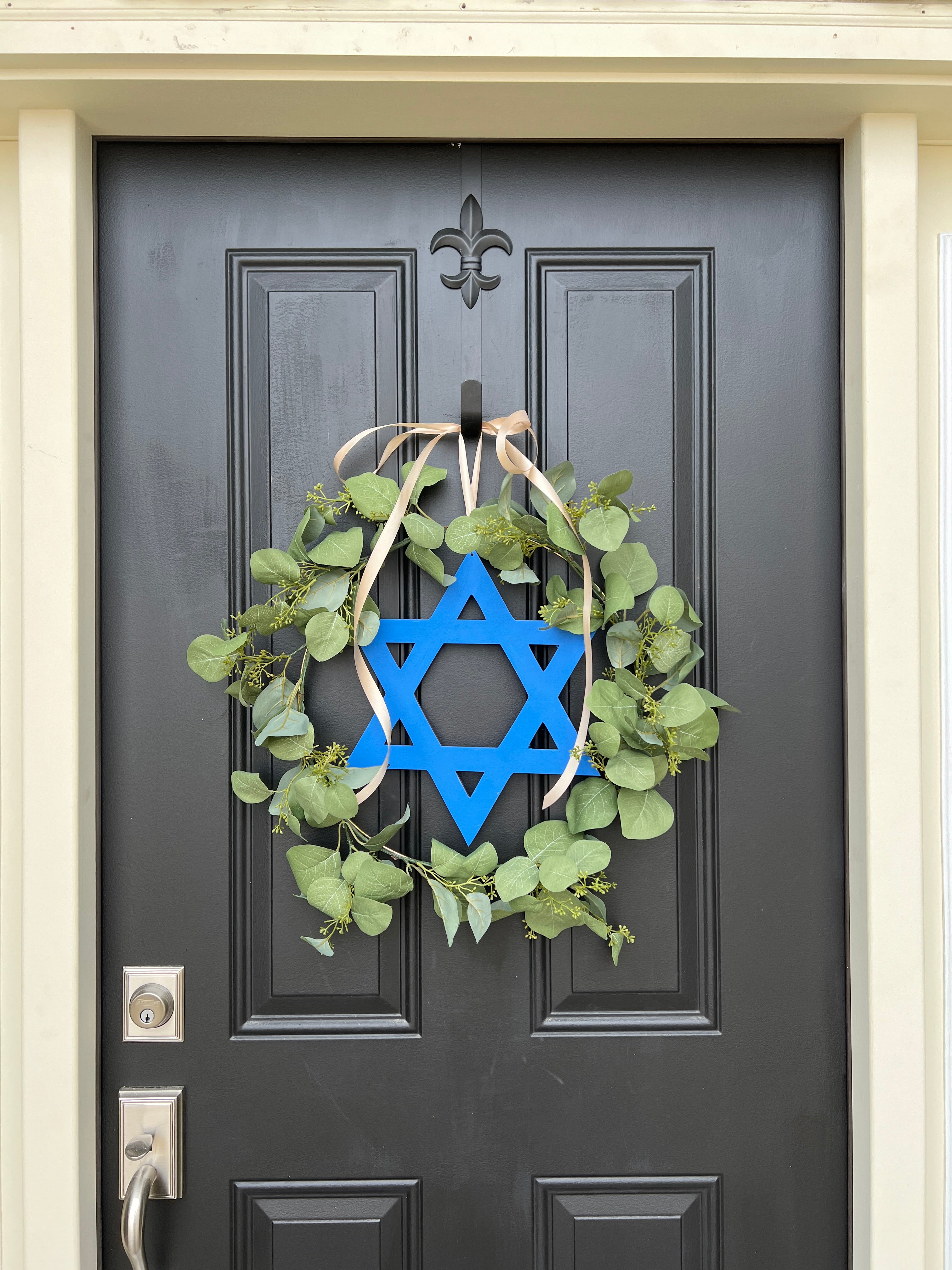 Hanukkah Eucalyptus Star Wreath