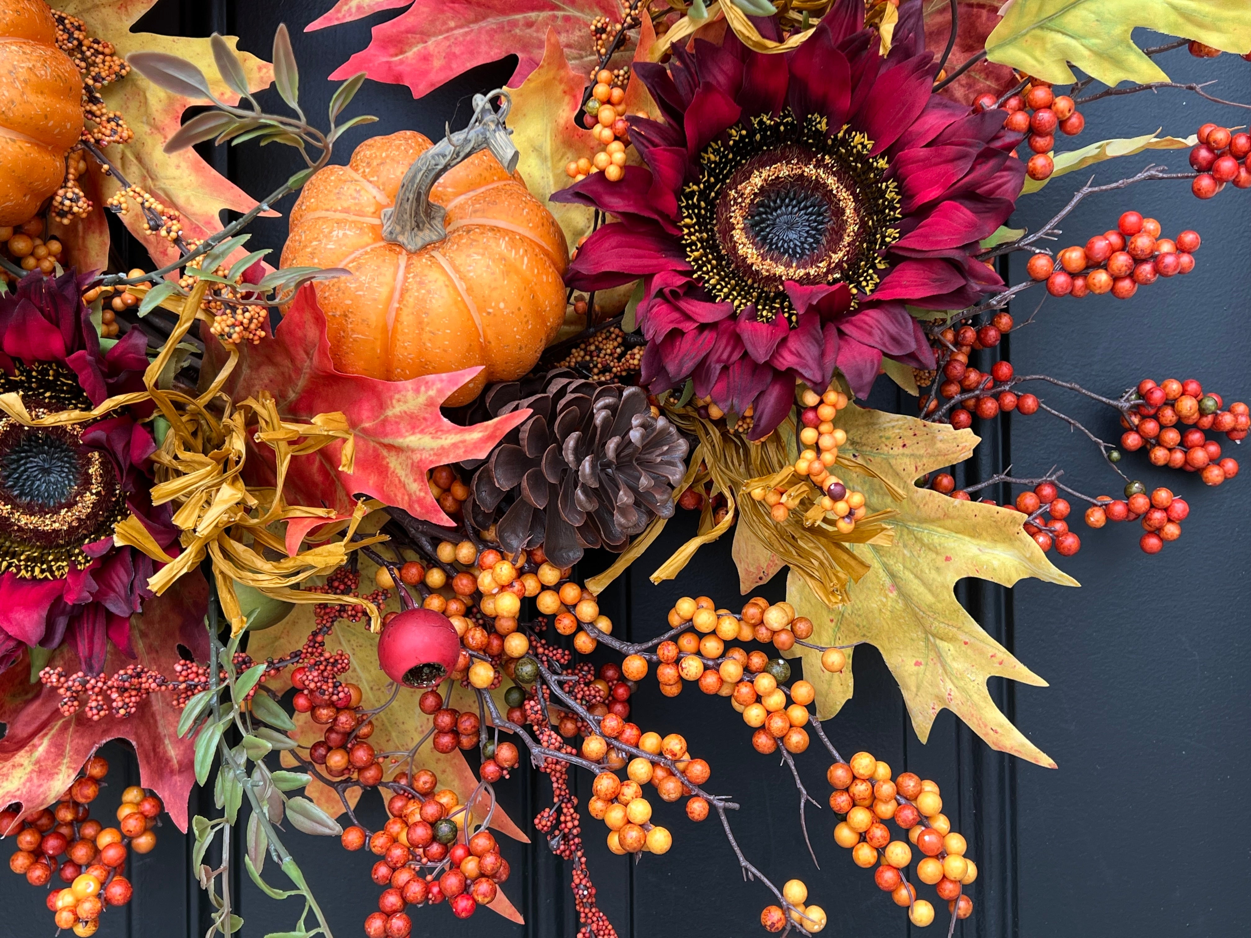 Octoberfest Autumn Wreath