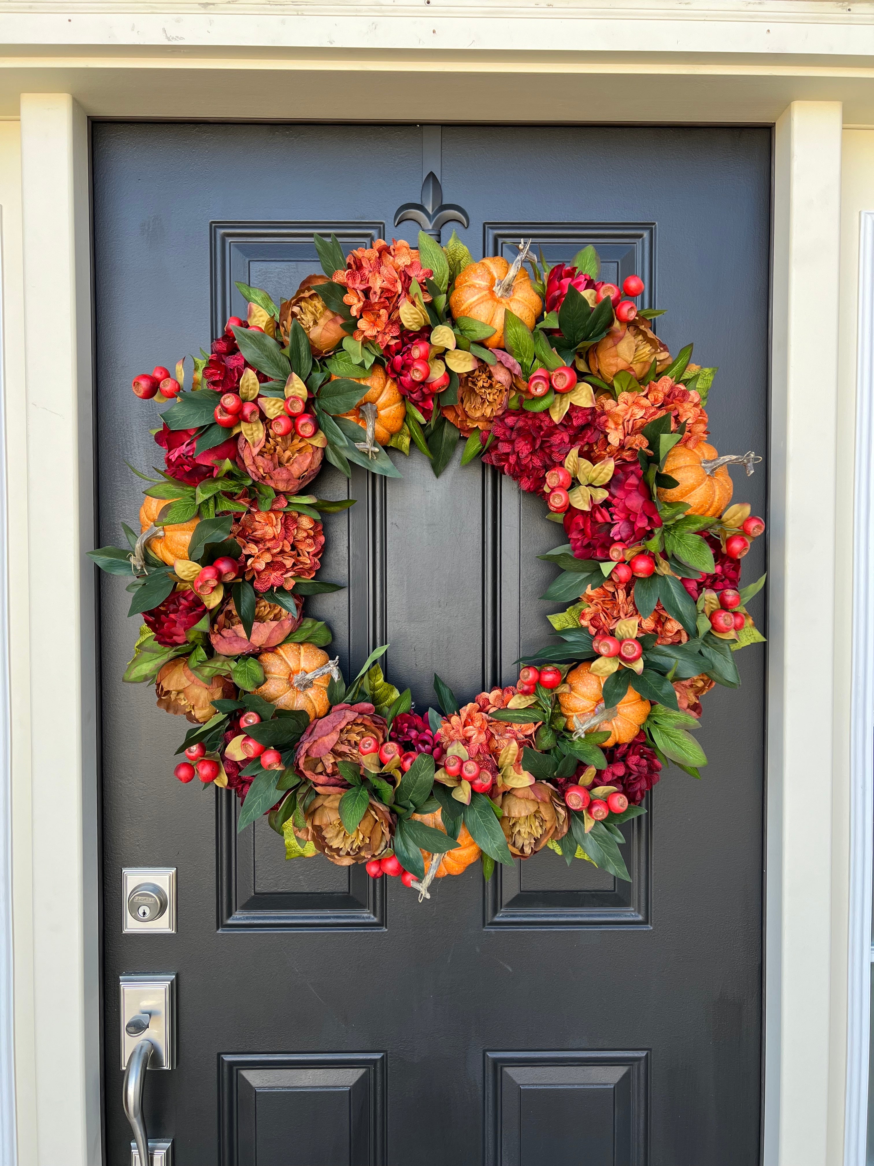 Harvest Heirloom Pumpkin Wreath