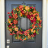Harvest Heirloom Pumpkin Wreath - TwoInspireYou