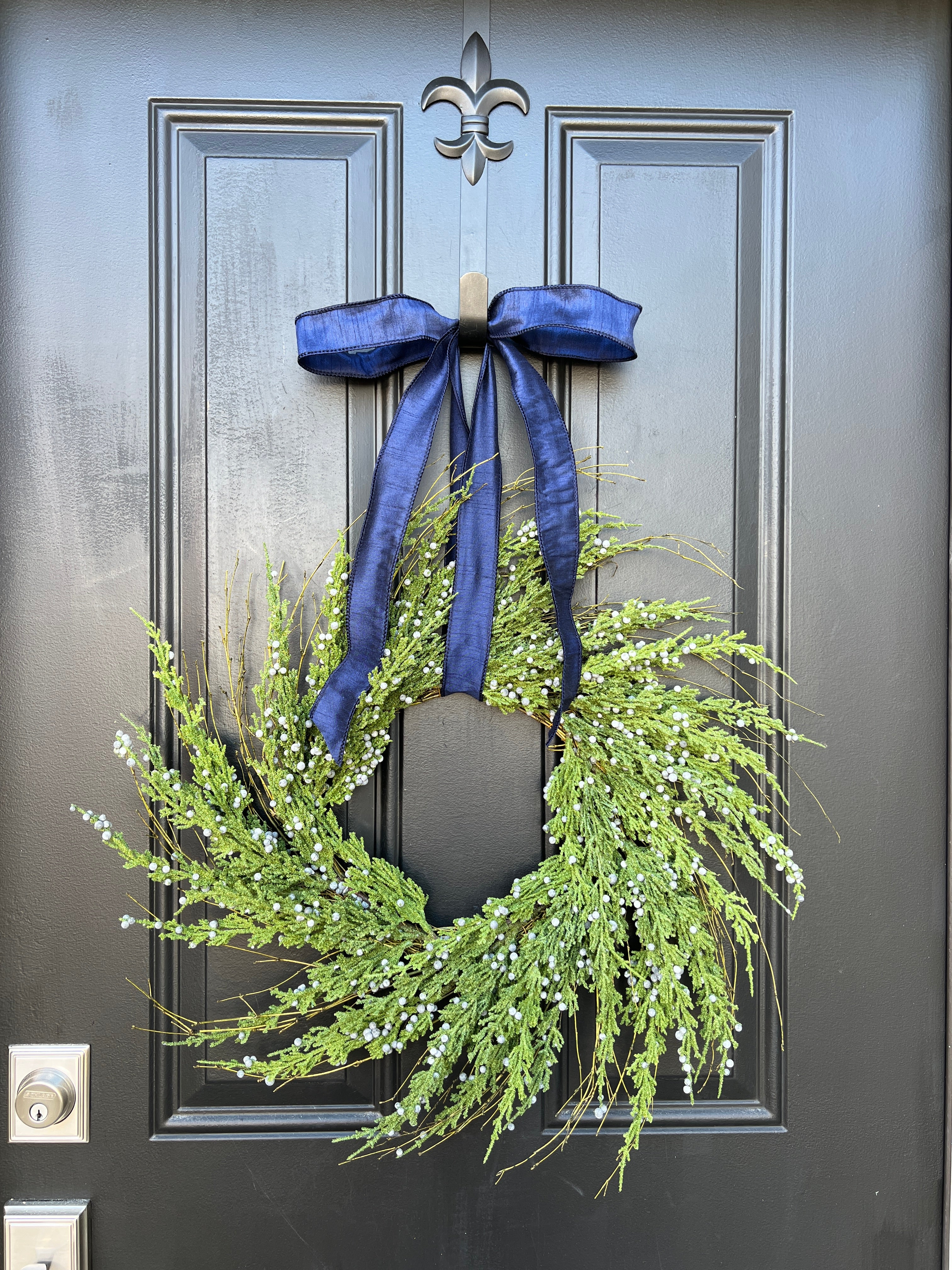 Winter Juniper Delight Wreath